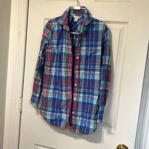 J. Crew Button Down Shirt Flannel XS Petite